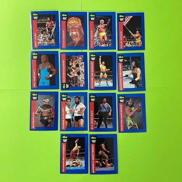 24 WWF WCW 90's Wrestling Trading Cards Classic Hulk Hogan Andre Giant Bret Hart - Picture 2 of 14